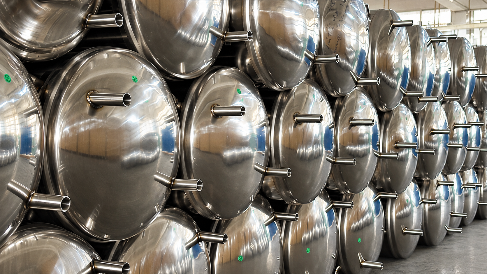 Stainless steel vessels