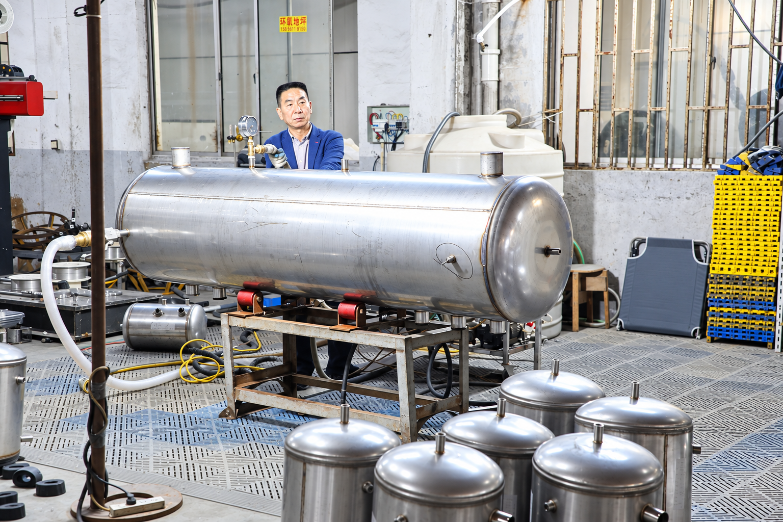 Tank pressure testing